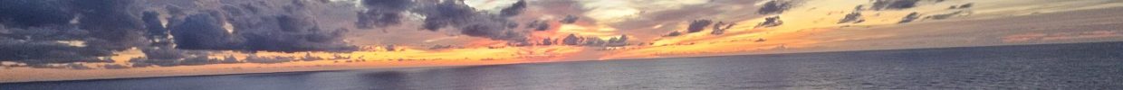 Sunset over ocean — symbolizing a new Gen X start with AI and online business.